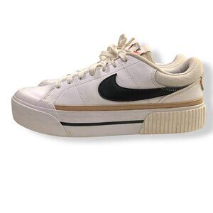 Nike Women’s Sneakers Court Legacy Lift Low‎ White Hemp DM790-100 Size 11